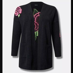 Torrid Open Front Drop Shoulder Cardigan